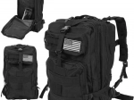Taktischer Militär Rucksack 38L Schwarz