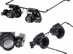 Horlogemakersloep 20× met LED-verlichting, lensdiameter 15 mm