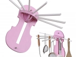 Folding Wall-Mounted Rack for Towels and Utensils