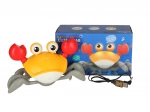 Crabe rampant interactif avec musique USB