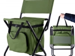 Touristen-Angelstuhl mit Rückenlehne und Thermotasche