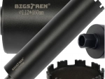 Diamant-Kernbohrer BIGSTREN 112 × 460 mm, Gewinde 1.1/4 UNC
