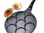 Granit-Eierpfanne mit 7 Vertiefungen Basic Line 26 cm