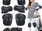 Protective knee, elbow, and wrist guards for skateboards and scooters