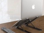 Opvouwbare laptopstandaard - zwart