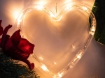 Cœur lumineux LED Décoration de Noël