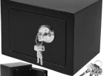 Compacte metalen kluis met sleutelslot