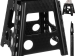 Folding stool black-white 39 cm