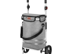 Chariot de courses pliable 50 l gris NILS Premium