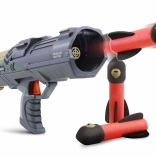 Huntsman Big Bullet Rocket Launcher with 3 Foam Darts 37 cm