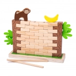 Wooden Motor Skills Game Falling Jungle