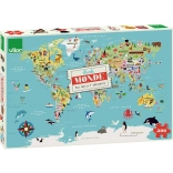 Vilac World Map Puzzle 500 Pieces
