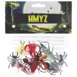 Set of 12 Plastic Insect Figures