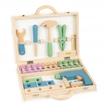 Wooden Toolbox with Tools for Kids Nordic