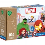 Puzzle CLEMENTONI Play for Future Marvel Avengers 104 pieces