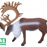 Hand-painted reindeer figurine 12 cm