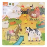 Wooden Puzzle Farm