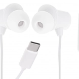 L-Brno Ohrhörer mit Mikrofon USB-C weiß