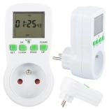 Digitaler Steckdosen-Timer mit LCD-Display