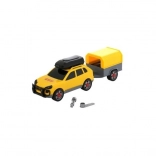 Porsche Cayenne personal off-road vehicle with trailer – Yellow