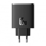 Netzladegerät Baseus OS-Cube Pro 65W, 2× USB‑C + USB‑A, schwarz
