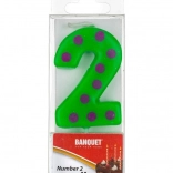 Birthday candle number 2