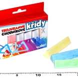 Triangular Colored Sidewalk Chalk, 6 pcs