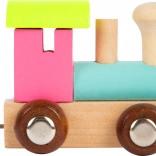Small Foot colorful locomotive for wooden train sets