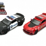 Kinsmart Chevrolet Camaro – voiture de police et de pompiers à rétrofriction, 12 cm