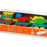 Bouwset trein MARIO – 41 stukjes