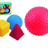 Sensorische set van geometrische vormen LITTLE HERO, 4 stuks