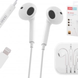 Écouteurs filaires blancs avec connecteur Lightning