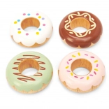 Set of Wooden Donuts