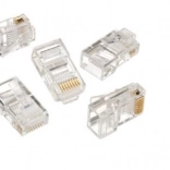 RJ45 network connectors for solid wire (100 pcs)