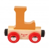 Train en bois Bigjigs Rail avec la lettre L