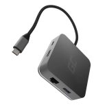 USB-C-Hub GC 6-in-1 3x USB 3.0, HDMI, RJ45 (Ethernet), USB-C PD