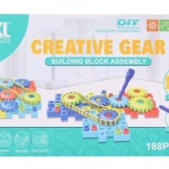 Screw-in construction set for kids, 188 pieces