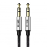 Baseus audio cable 3.5 mm jack – braided, gold‑plated connectors, 1.5 m