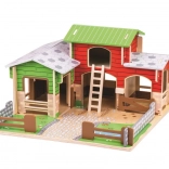 COBBLESTONE Wooden Farm Bigjigs Toys