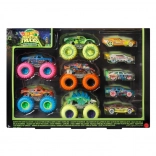 HOT WHEELS MONSTER TRUCKS 1:64 Glow-in-the-Dark, 10-Pack