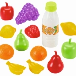 Fruit en groenten in netje