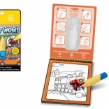 Magical Water Painting Vehicles Coloring Book