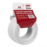Coaxial satellite cable RG6 25 m 1.0 CCS MACLEAN