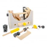 Wooden Toolbox with Tools 2-in-1 Miniwob