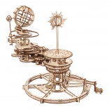 Wooden mechanical puzzle tellurium UGEARS