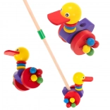 Wooden Duck on a Stick for Children