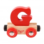 Bigjigs Rail Wooden Wagon - Letter G