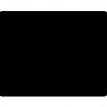 Rutschfeste Mauspad-Unterlage schwarz 30 × 25 cm