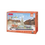 3D-puzzel CityLine panorama Warschau 159 stukjes