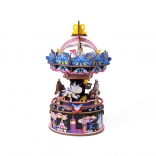 3D Wooden Puzzle Music Box Merry-Go-Round